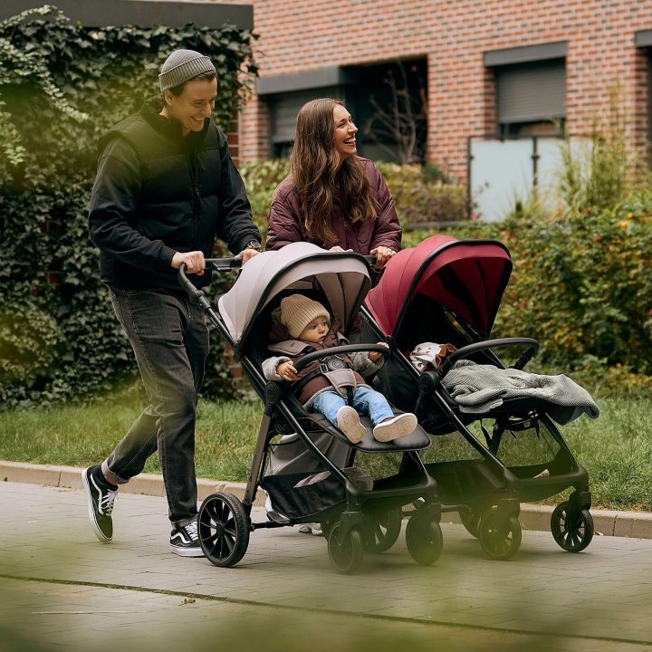 Miesto vežimėlis su dideliais ratais Kinderkraft