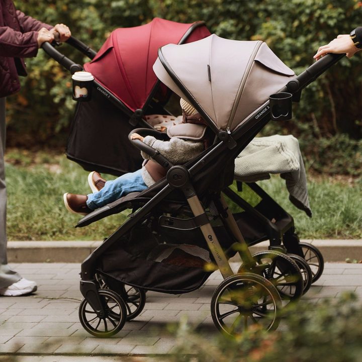Miesto vežimėlis su dideliais ratais Kinderkraft