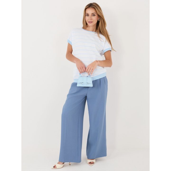 Moteriška palaidinė oversize, šviesiai mėlyna