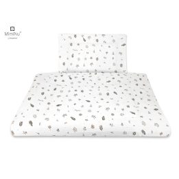 KIECZMERSKI vaikiškas patalynės komplektas 135×100 cm „Listki“, 100% medvilnė