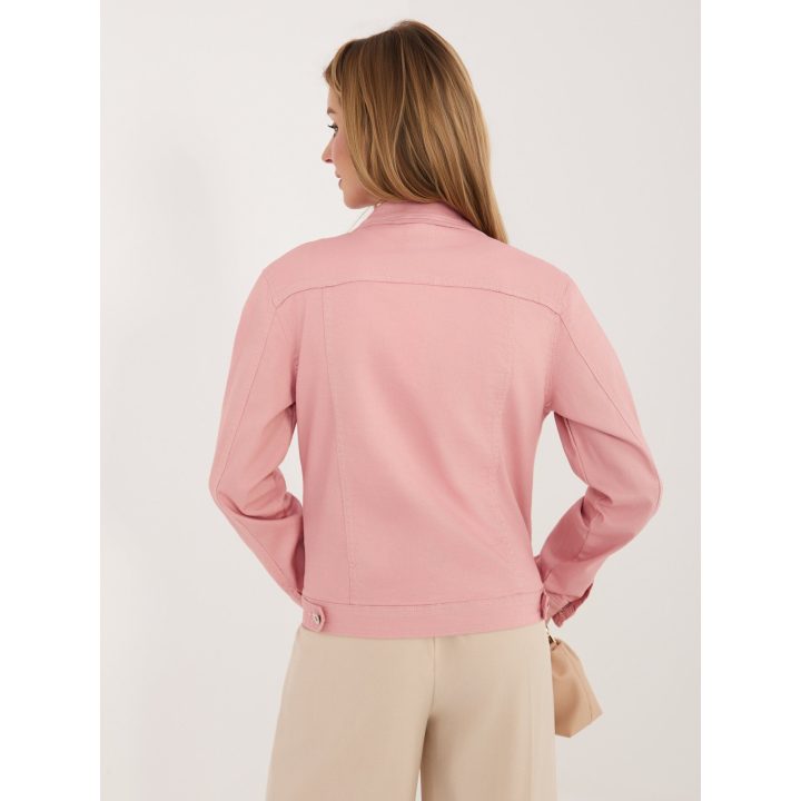 Moteriška džinsinė striukė H&M, rožinė