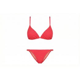 Dviejų dalių raudonas bikini
