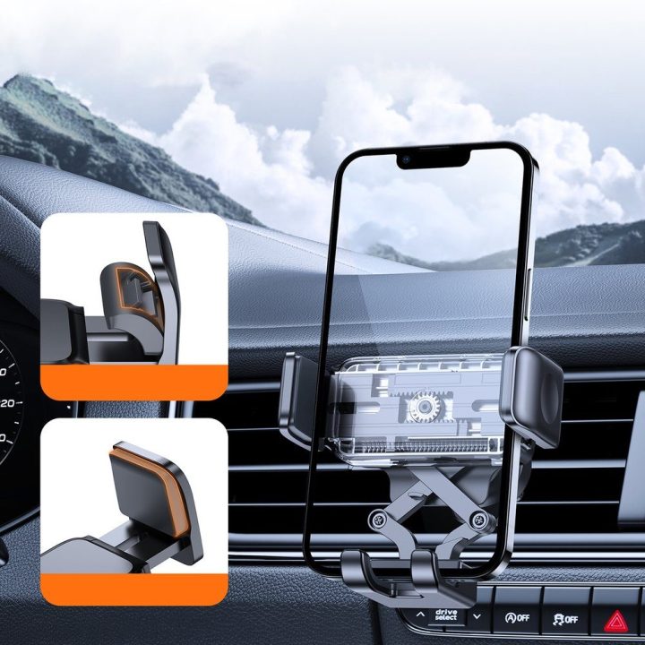 Automobilinis telefono laikiklis ventiliacijai Joyroom, juodas