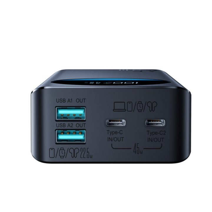 Powerbank 20 000 mAh (45 W) – juodas