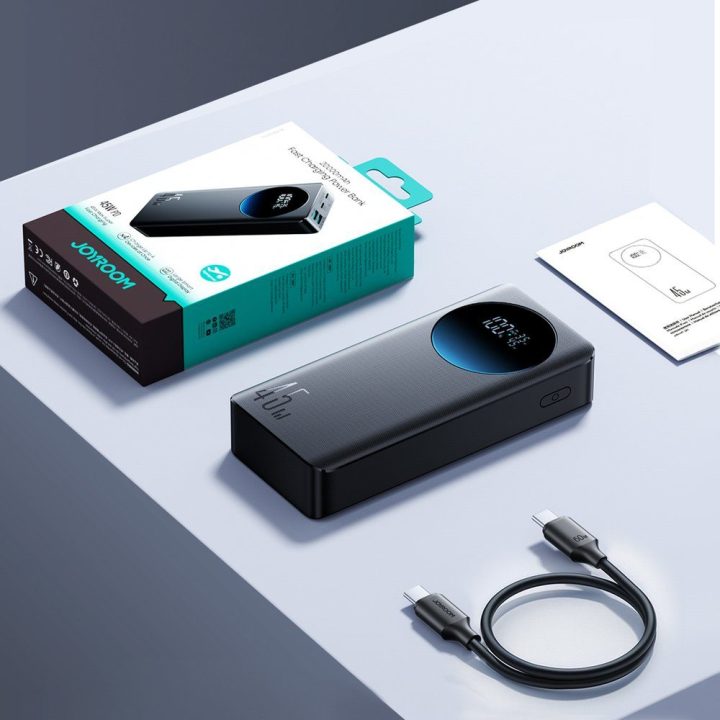 Powerbank 20 000 mAh (45 W) – juodas