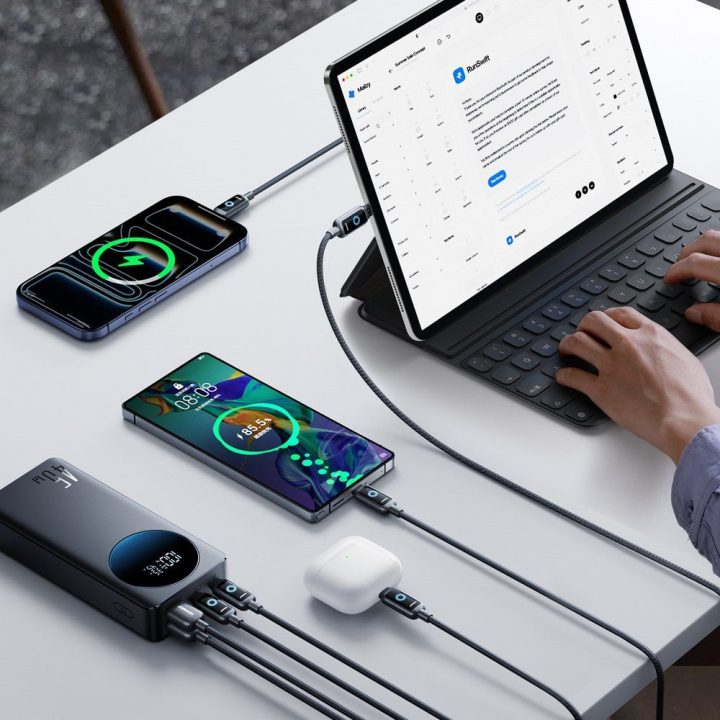 Powerbank 20 000 mAh (45 W) – juodas