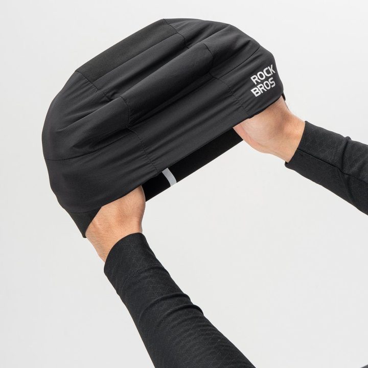 Rockbros žieminė kepurė po šalmu, dydis 54–61 cm, juoda