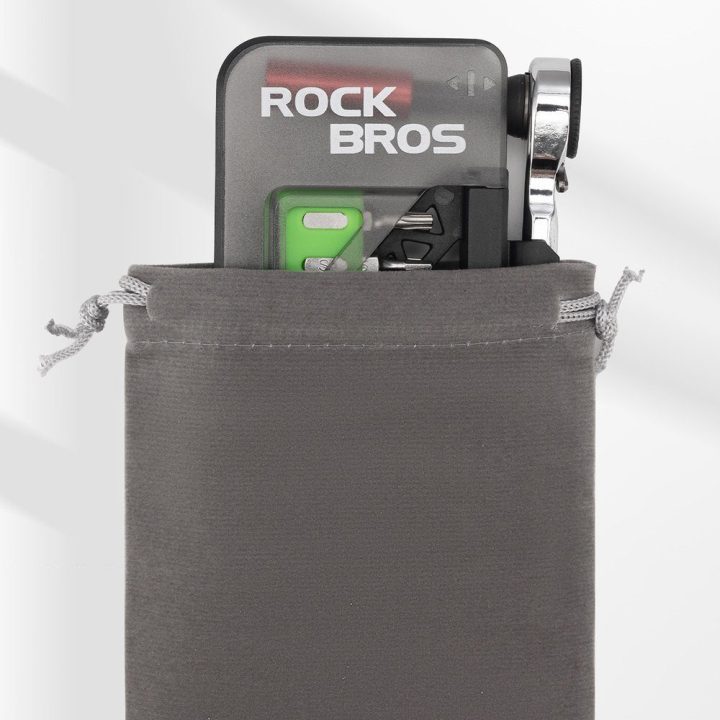 Rockbros mini veržliarakčio įrankių rinkinys, žalias