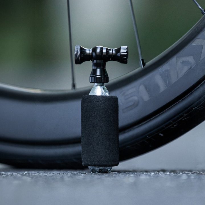 CO₂ vožtuvo galvutė, aliuminio (Presta/Schrader)