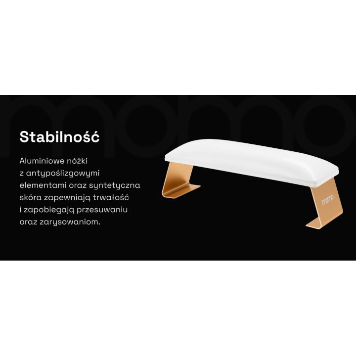 Manikiūro delno atrama Momo 7‑M, balta