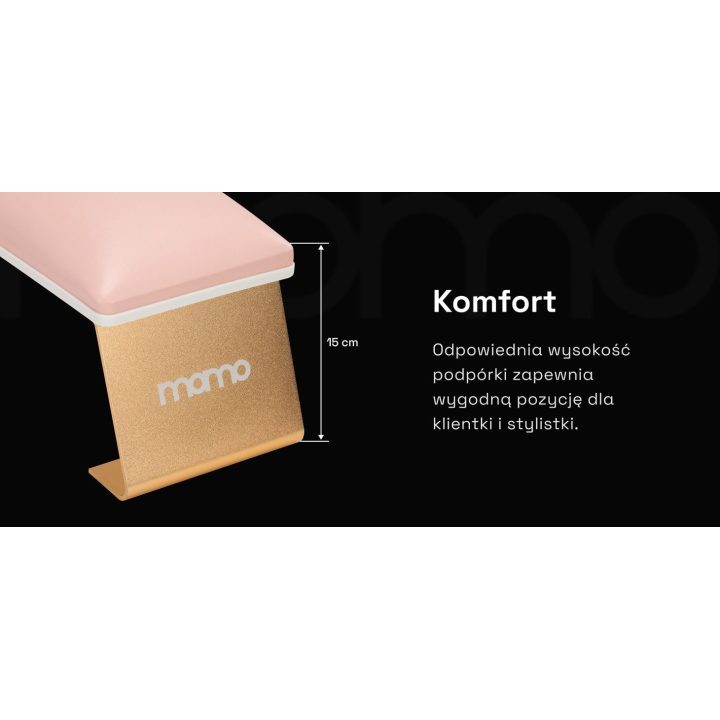 Manikiūro rankų atrama Momo 7‑M, rožinė