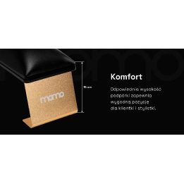 Rankų atrama manikiūrui Momo 7‑M, juoda