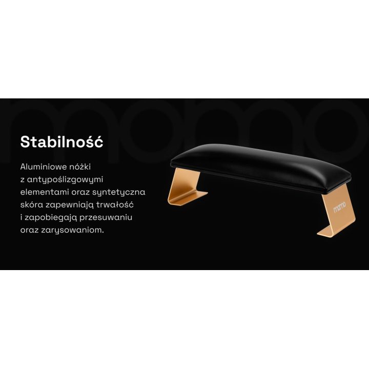 Rankų atrama manikiūrui Momo 7‑M, juoda
