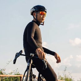Dviratininkų striukė RockBros Diamond, XXL, juoda