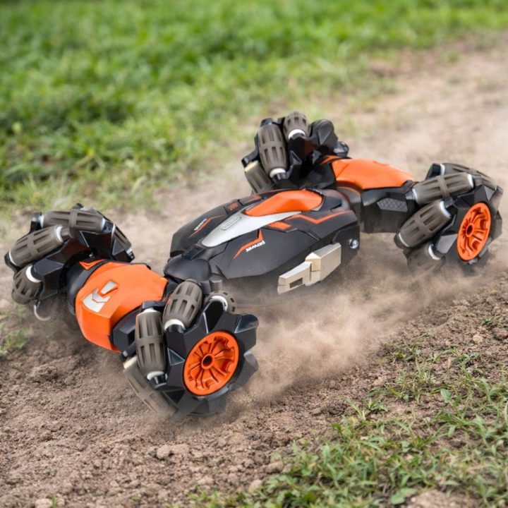 Valdomas žaislinis Twist automobilis 1:16, oranžinis