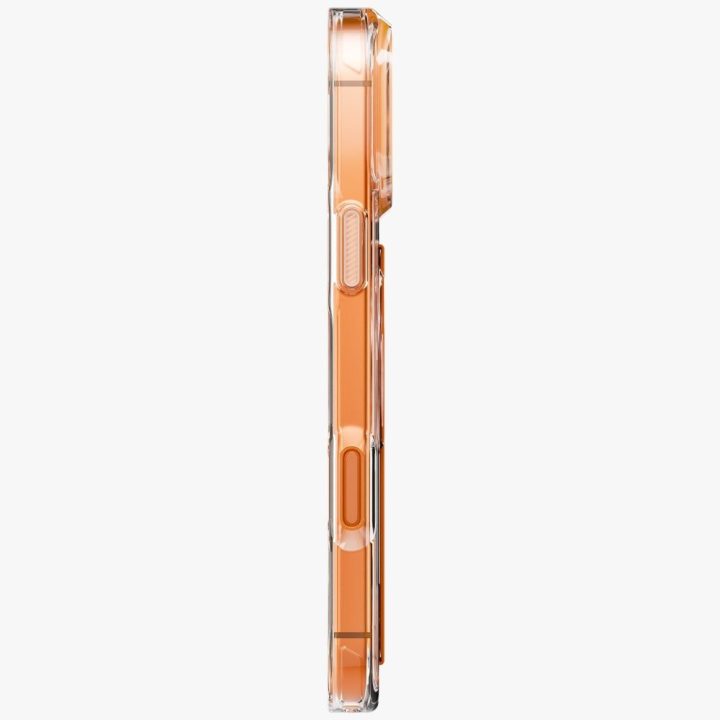 UNIQ Heldro Air Magclick Charging dėklas iPhone 17 Pro Max — oranžinis