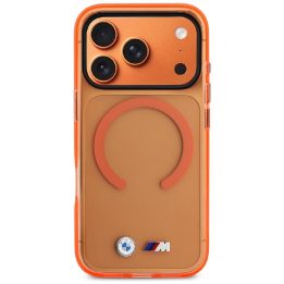 Telefono dėklas iPhone 17 Pro Max (MagSafe) — BMW M IML, oranžinis