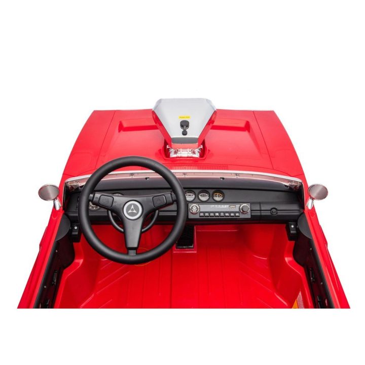 Elektrinis vaikiškas automobilis Dodge Charger R/T 24 V 7 Ah, raudonas
