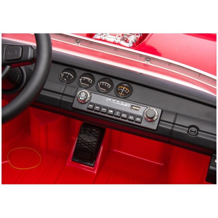 Elektrinis vaikiškas automobilis Dodge Charger R/T 24 V 7 Ah, raudonas