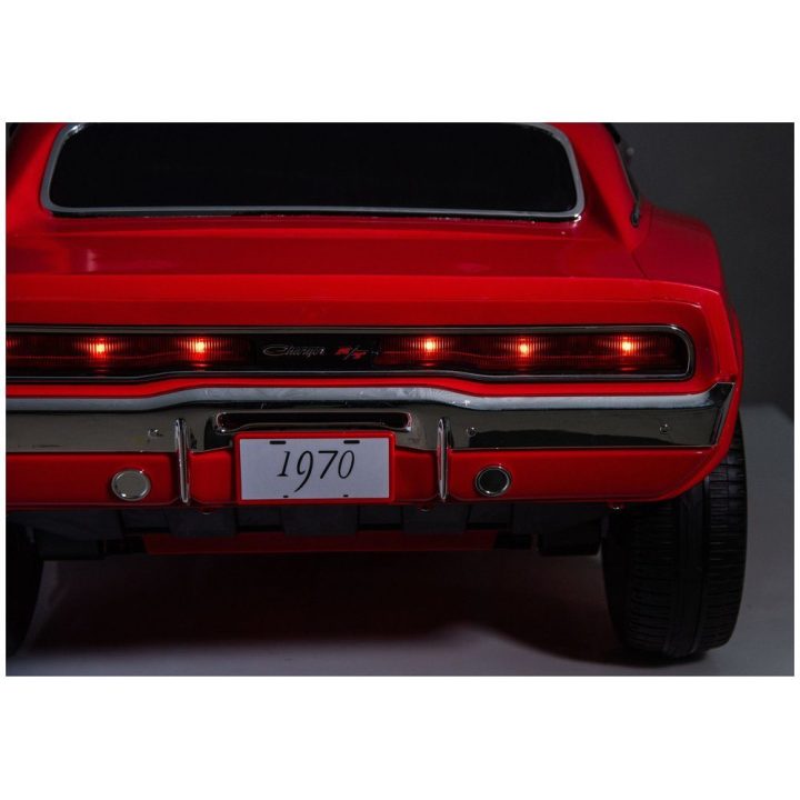 Elektrinis vaikiškas automobilis Dodge Charger R/T 24 V 7 Ah, raudonas