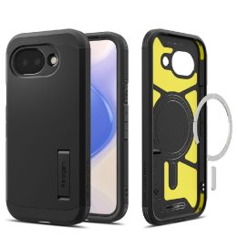 Telefono dėklas Spigen Tough Armor Mag (MagSafe) — Google Pixel 10A, juodas