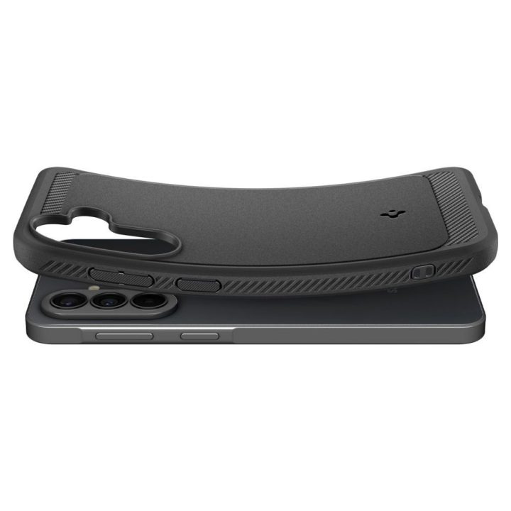Telefono dėklas Spigen Rugged Armor Samsung Galaxy A37 5G (TPU), juodas