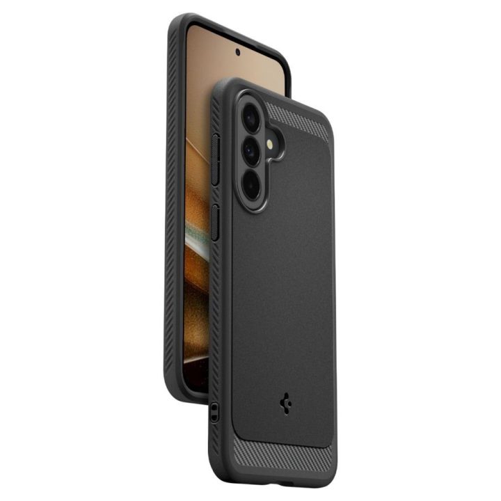 Telefono dėklas Spigen Rugged Armor Samsung Galaxy A37 5G (TPU), juodas