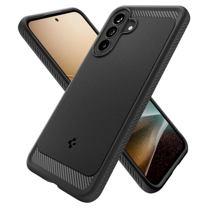 Telefono dėklas Spigen Rugged Armor Samsung Galaxy A37 5G (TPU), juodas
