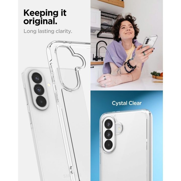 Telefono dėklas Spigen Ultra Hybrid Samsung Galaxy A37 5G – skaidrus