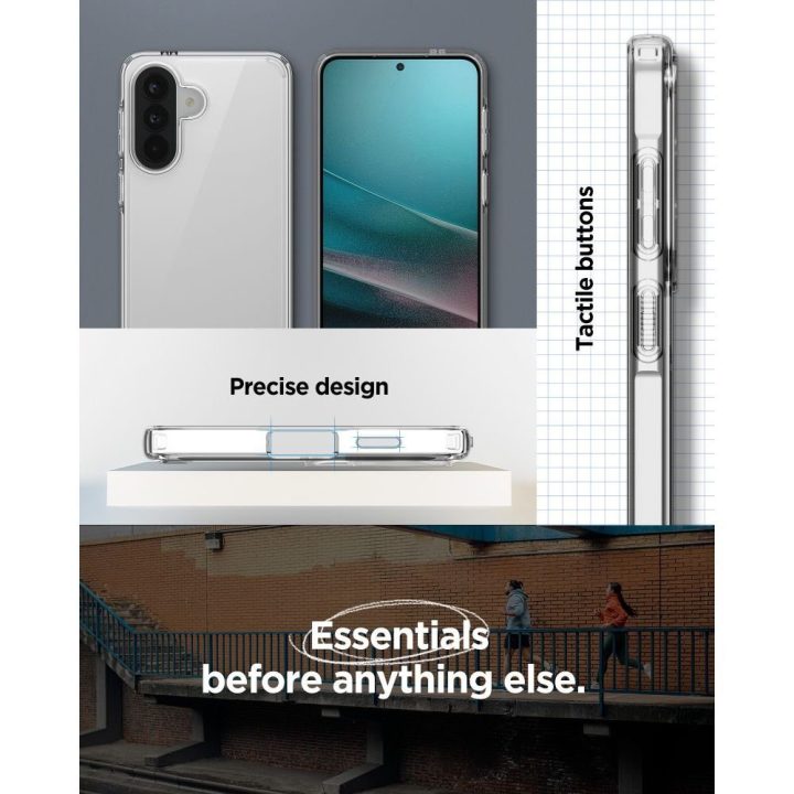 Telefono dėklas Spigen Ultra Hybrid skirtas Samsung Galaxy A57 5G, skaidrus