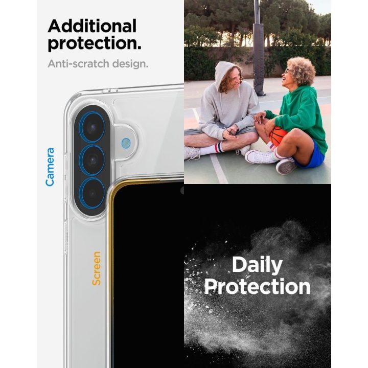 Telefono dėklas Spigen Ultra Hybrid skirtas Samsung Galaxy A57 5G, skaidrus