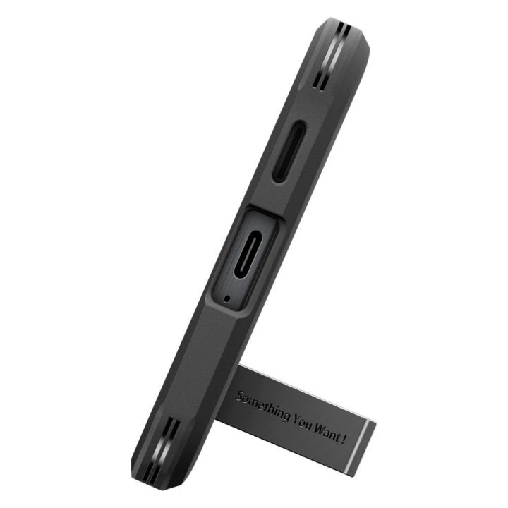 Telefono dėklas Samsung Galaxy A57 5G — Spigen Tough Armor, juodas