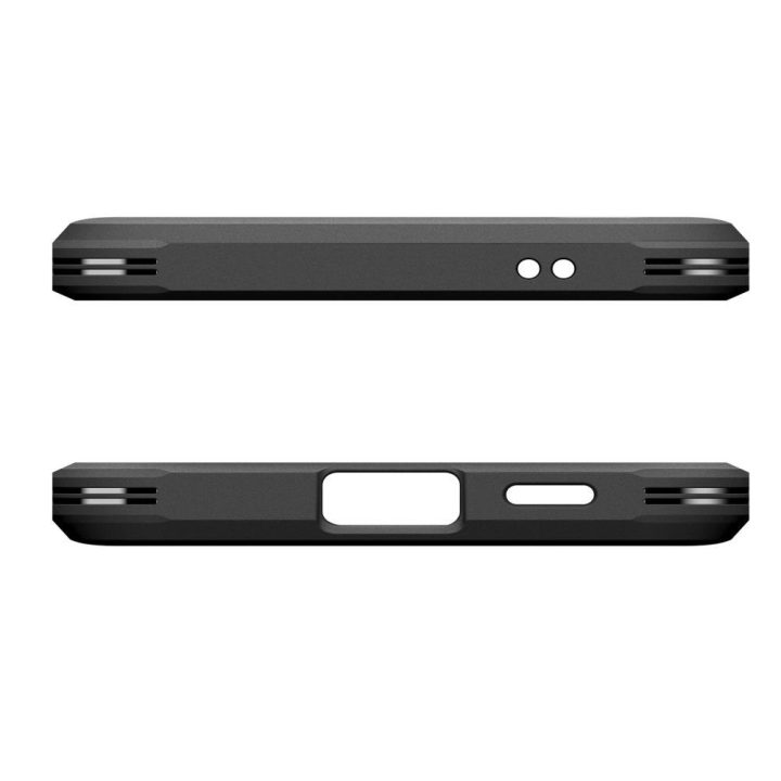Telefono dėklas Samsung Galaxy A57 5G — Spigen Tough Armor, juodas