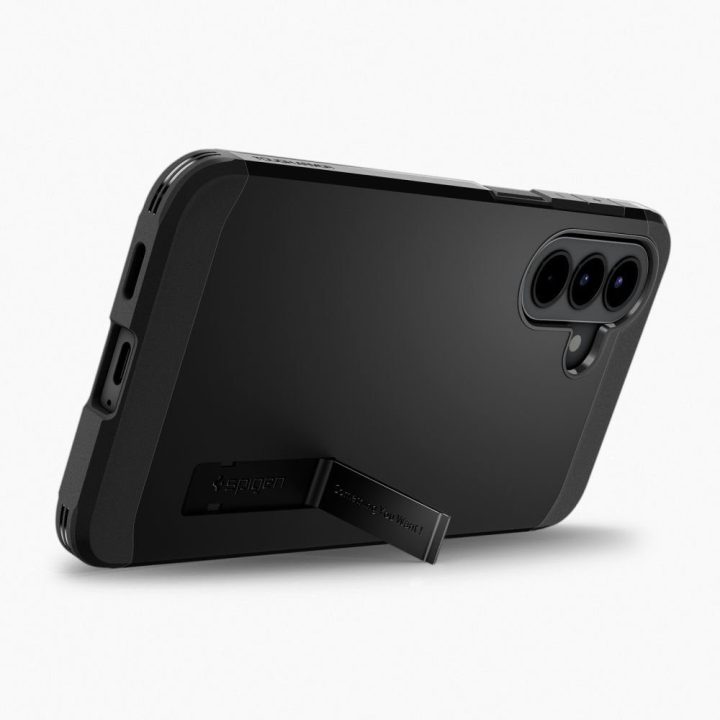 Telefono dėklas Samsung Galaxy A57 5G — Spigen Tough Armor, juodas