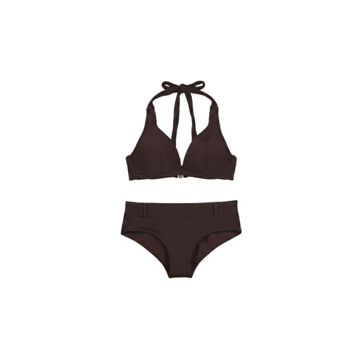 Moteriškas maudymosi kostiumėlis halter su formuotais kaušeliais — Mocca Beach