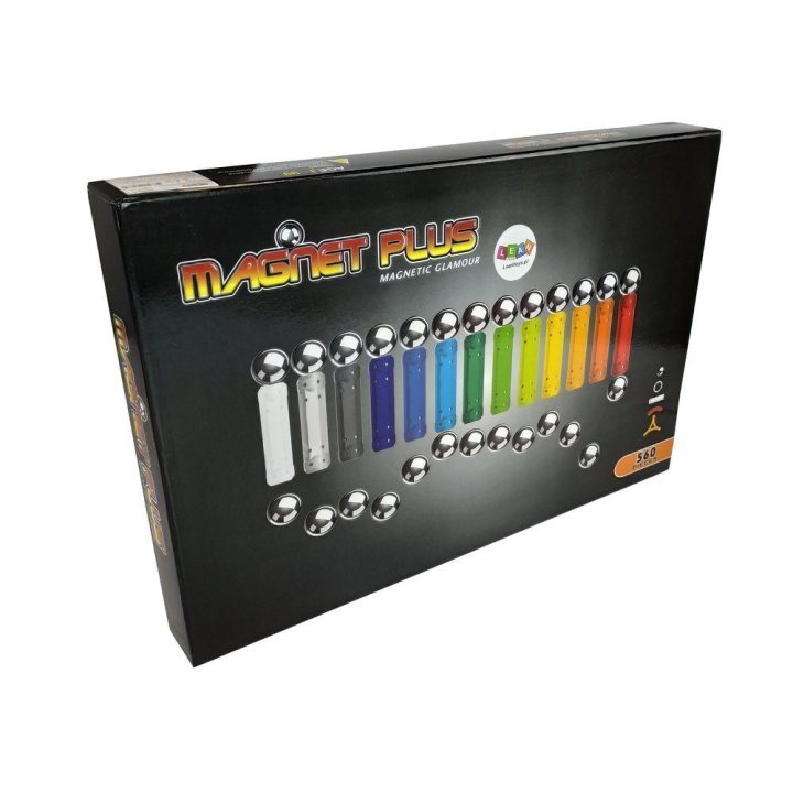 Magnetinių detalių rinkinys Magnastix, 560 vnt.