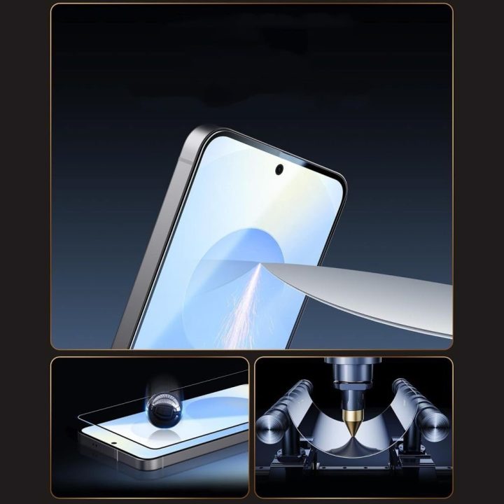 Apsauginis grūdintas stiklas Tech‑Protect Easy Set+ 3 vnt. — Samsung Galaxy S26, juodas