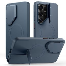 Telefono dėklas Samsung Galaxy S26 Ultra — Tech‑Protect Kevlar Aura MagSafe, tamsiai mėlynas