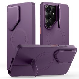 Telefono dėklas Tech‑Protect Kevlar Aura MagSafe skirtas Samsung Galaxy S26 Ultra, violetinis