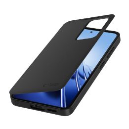 Telefono dėklas‑piniginė Tech‑Protect Smart Wallet Samsung Galaxy A57 5G, matinė juoda