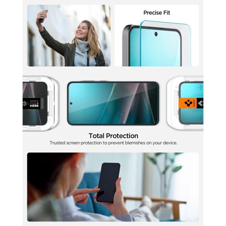 Grūdintas ekrano stiklas Samsung Galaxy A36 / A37 5G — Spigen Glas.tR EZ Fit