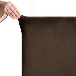 Antklodžių užvalkalų komplektas, 6 vnt., tamsiai rudos spalvos