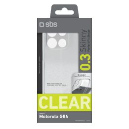 Plonas dėklas Motorola Moto G86 (TPU), skaidrus