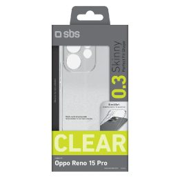 Telefono dėklas Oppo Reno 15 Pro (TPU, skaidrus)