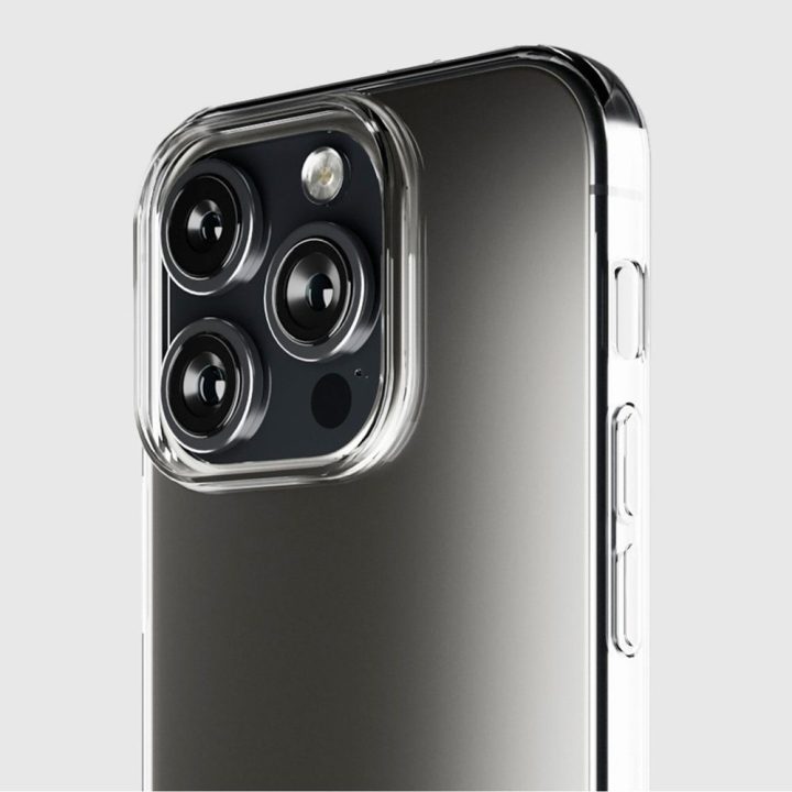 Telefono dėklas iPhone 16 Pro iš TPU, skaidrus — SBS