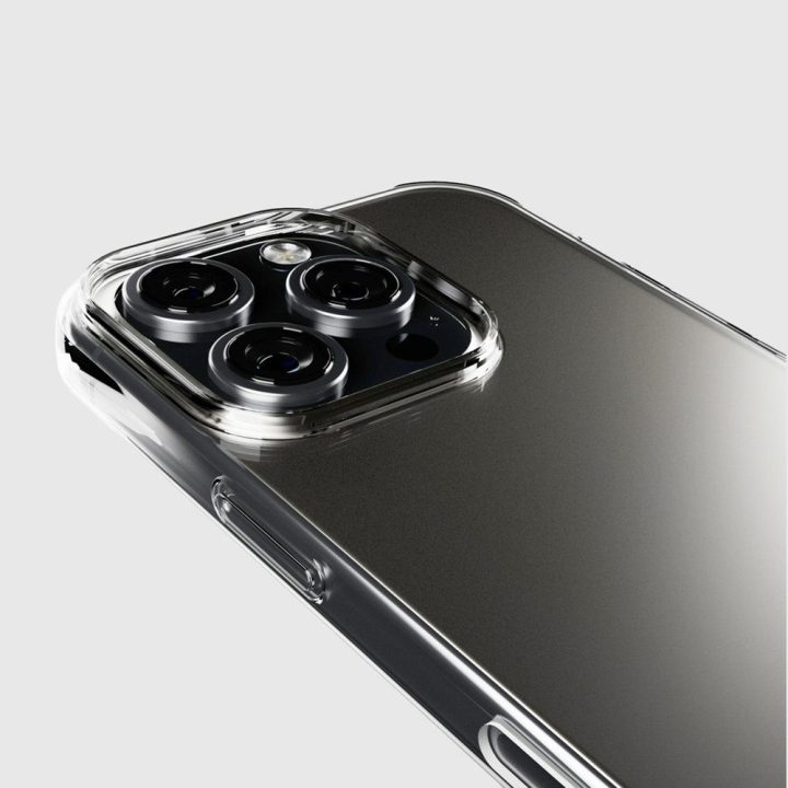Telefono dėklas iPhone 16 Pro iš TPU, skaidrus — SBS