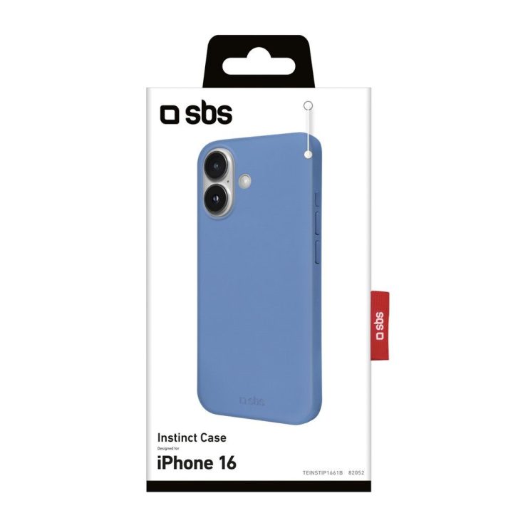 iPhone 16 dėklas SBS Instinct (TPU) — mėlynas
