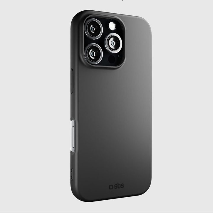 Telefono dėklas iPhone 16 Pro — SBS Instinct, TPU, juodas