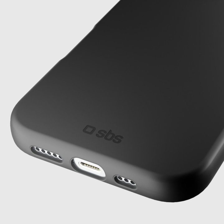 Telefono dėklas iPhone 16 Pro — SBS Instinct, TPU, juodas