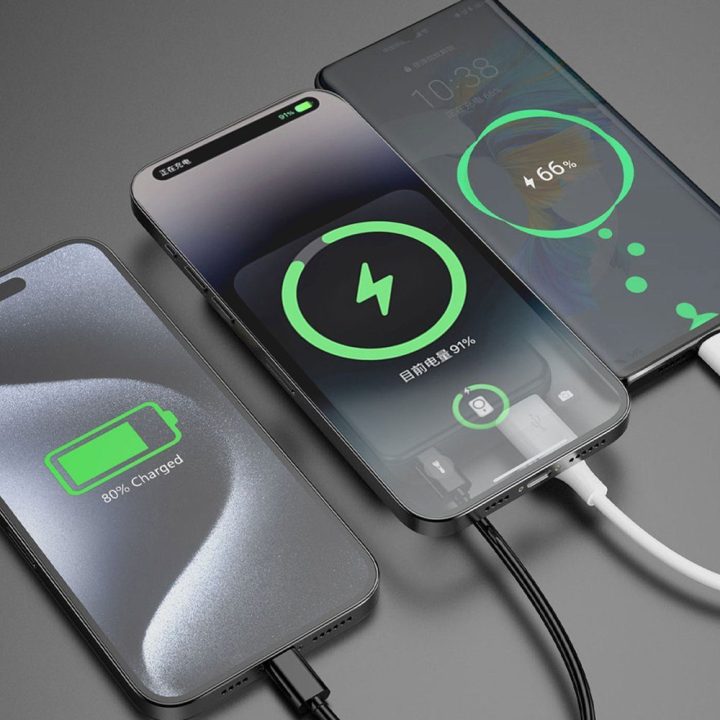 Dudao K14S magnetinė išorinė baterija 5000 mAh, 20 W, juoda